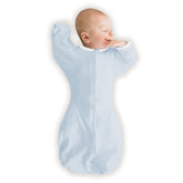 SwaddleDesigns Organic Transitional Swaddle Sack arms-up sleeves promote comfortable sleep