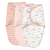 SwaddleMe Original Swaddle Coral Days with adjustable wings for a secure, womb-like fit.