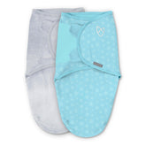 SwaddleMe Original Swaddle Small/Medium pack shot shows secure closures for calm babies.