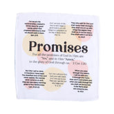 Swanson Christian Products prayer cloth with promises design for daily encouragement.