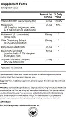 Swanson Condition Hormone Essentials label highlights non-GMO formula.