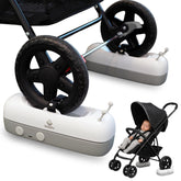 SwaySo automatic stroller rocker attachment with remote for hands-free soothing
