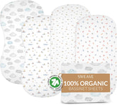 Sweave bassinet sheets 4-pack offer soft, breathable comfort for peaceful naps.