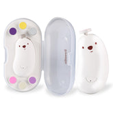 SweeBe baby nail file electric with bear design for gentle grooming.