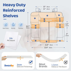 Sweeby large-zippered diaper bag feature keeps baby items organized.