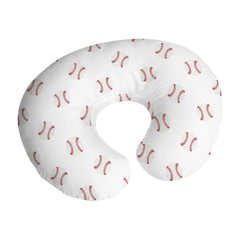Sweet Jojo Designs baseball nursing pillow cover in red and white Americana for playful feeding sessions.