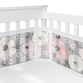 Sweet Jojo Designs breathable mesh crib liner long panel for secure sides and airflow.