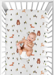 Sweet Jojo Designs brushed microfiber crib sheet feels soft and gentle on skin.