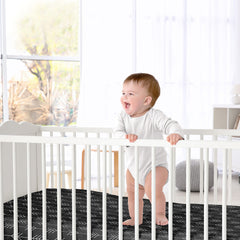 Sweet Jojo Designs brushed microfiber fabric texture for nursery comfort