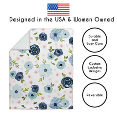 Sweet Jojo Designs diaper stacker keeps nappies organized and within reach