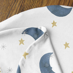 Sweet Jojo Designs machine-washable fabric makes cleanup simple after busy feeding moments.