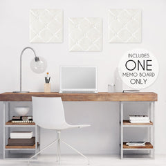 Sweet Jojo Designs memo board with decorative ribbon detail to slip memos behind elegantly.