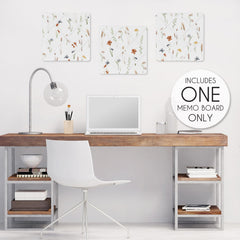 Sweet Jojo Designs watercolor floral garden memo board for photos and notes