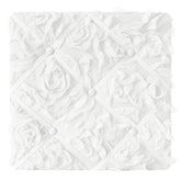 Sweet Jojo Designs memo board front view highlights elegant white floral roses for stylish memories.