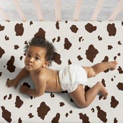 Sweet Jojo Designs wild west animals crib sheet adds playful bedtime style