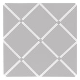 Sweet Jojo solid-grey memory board front with ribbon detail for photo display.