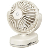 Sweetfull Mini Clip-on Fan close-up shows a secure clip for on-the-go personal cooling.