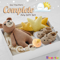 Sweetie Pacifier adhering to EN1400 standard ensures safety for everyday baby care.