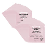 SweetSpot Labs On-The-Go wipes pack—fragrance-free convenience for daily cleansing.