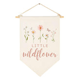 Sweety Baby Wildflower banner for crib adds cozy boho charm to a nursery