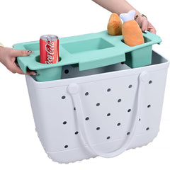 Swejustmei five-compartment tray top keeps keys and snacks organized