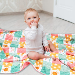 SWESEN crib-size blanket 30x40 inches ideal for crib and stroller.