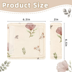 SWESEN dual-sided strap cover with 3D minky and floral pattern for versatility.