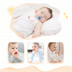Symbolife boho pacifier clip with braided cotton pattern for stylish, versatile use.