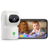 SYMYNELEC 2K indoor camera captures clear home surveillance