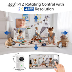 SYMYNELEC baby monitor view enables easy parent communication