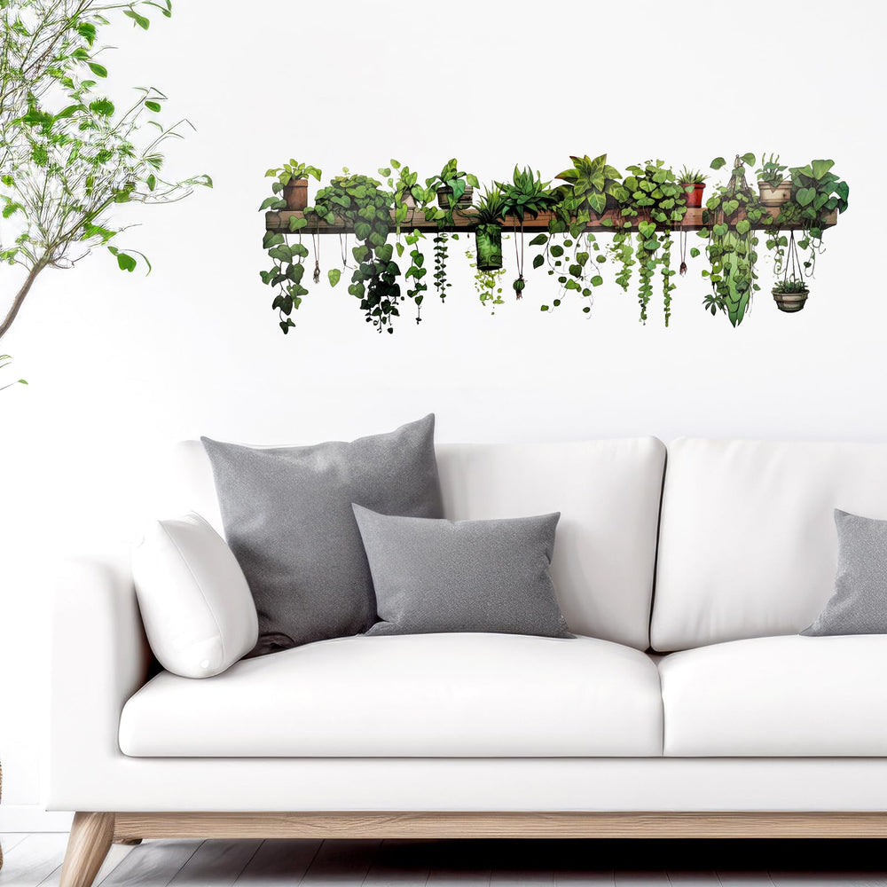 SynHHnergyx green leaves wall decal collection adds natural charm and easy room refresh