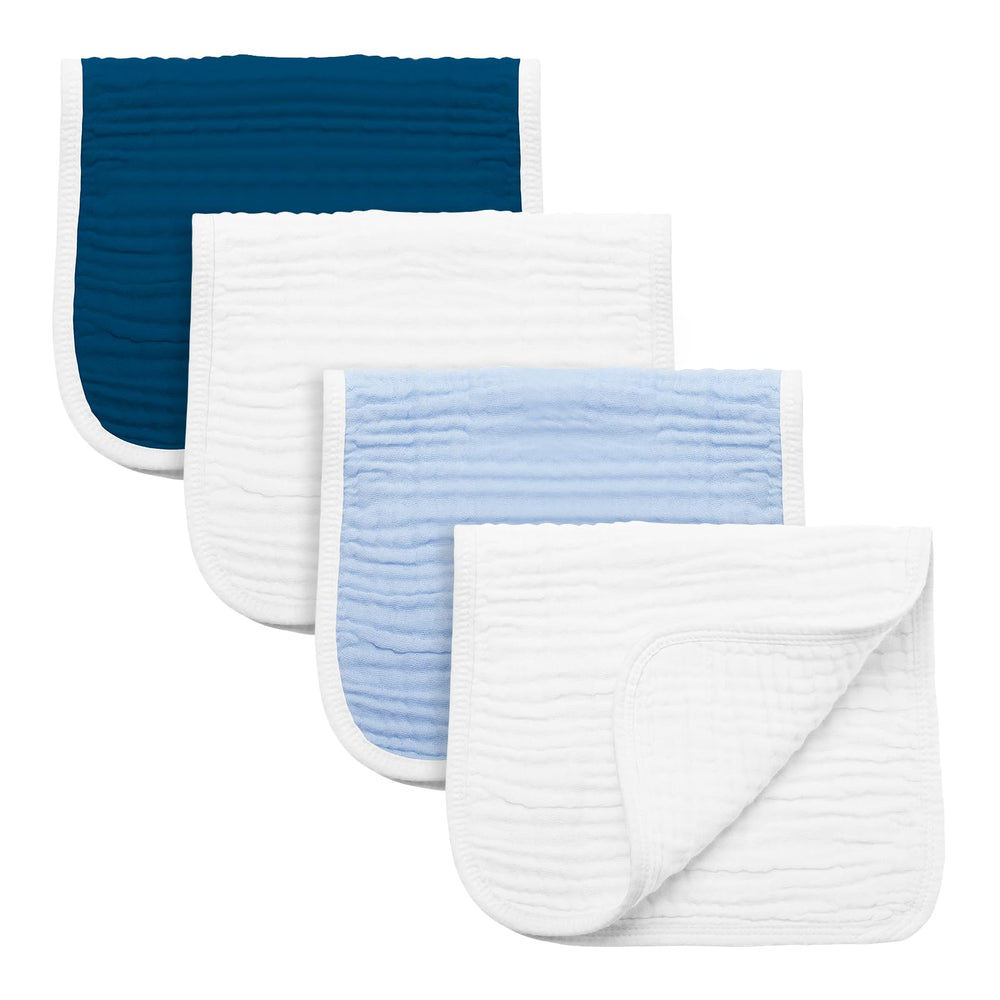 Synrroe burp cloths edge locking stitching detail for durable everyday use