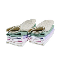 Synrroe burp cloths in a multi-use setup for feeding and diapering.