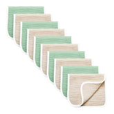 Synrroe burp cloths six-layer absorbent muslin for gentle baby care