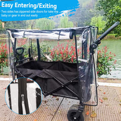 SYWAN wagon rain cover versatile for camping picnics and gardening tasks