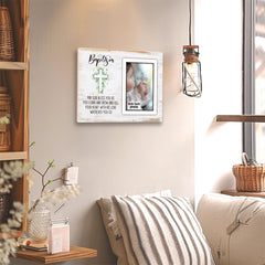 SZ-PengXin Baptism Frame table display ready for desks and mantels with easel.