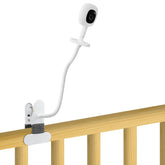 SZAOYU flexible clip clamp mount secures Nanit Pro with adjustable crib-angle flexibility.