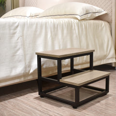 SZLHANJZ step stool top with rough texture to improve grip.