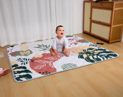 TADO MUSLIN 71x59 inch mat fits standard playpens for versatile use.