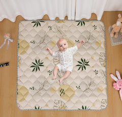 TADO MUSLIN baby play mat with bohemian pattern, roomy 50x50 in for tummy time