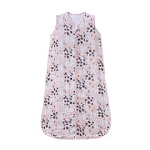 TADO MUSLIN baby sleep sack worn by infant for cozy, breathable comfort.