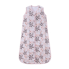 TADO MUSLIN baby sleep sack worn by infant for cozy, breathable comfort.