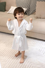 TADO MUSLIN detachable waist tie provides secure, adjustable fit.