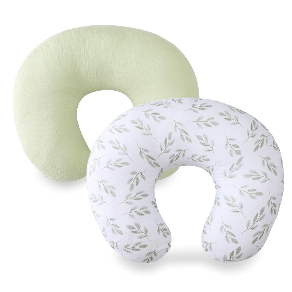 Tado Muslin nursing pillow cover Starry Sky and Dark Brown for soft, breathable feeding