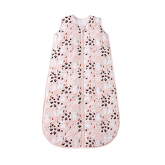 TADO MUSLIN pink bunny sleep sack front view for cozy bedtime comfort