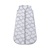TADO MUSLIN sleep sack with two-way zipper for easy dressing and diaper changes.