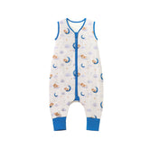 TADO MUSLIN sleep sack with legs bear design, cozy warmth and mobility.