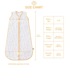 TADO MUSLIN safety tab protects baby's chin during zips
