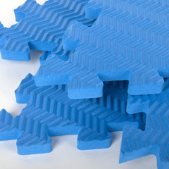 Tadpoles rhombus tiles in bright colors invite custom room patterns.