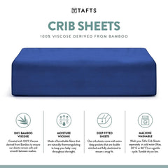 Tafts 8 inch deep pocket crib sheet for secure snug fit